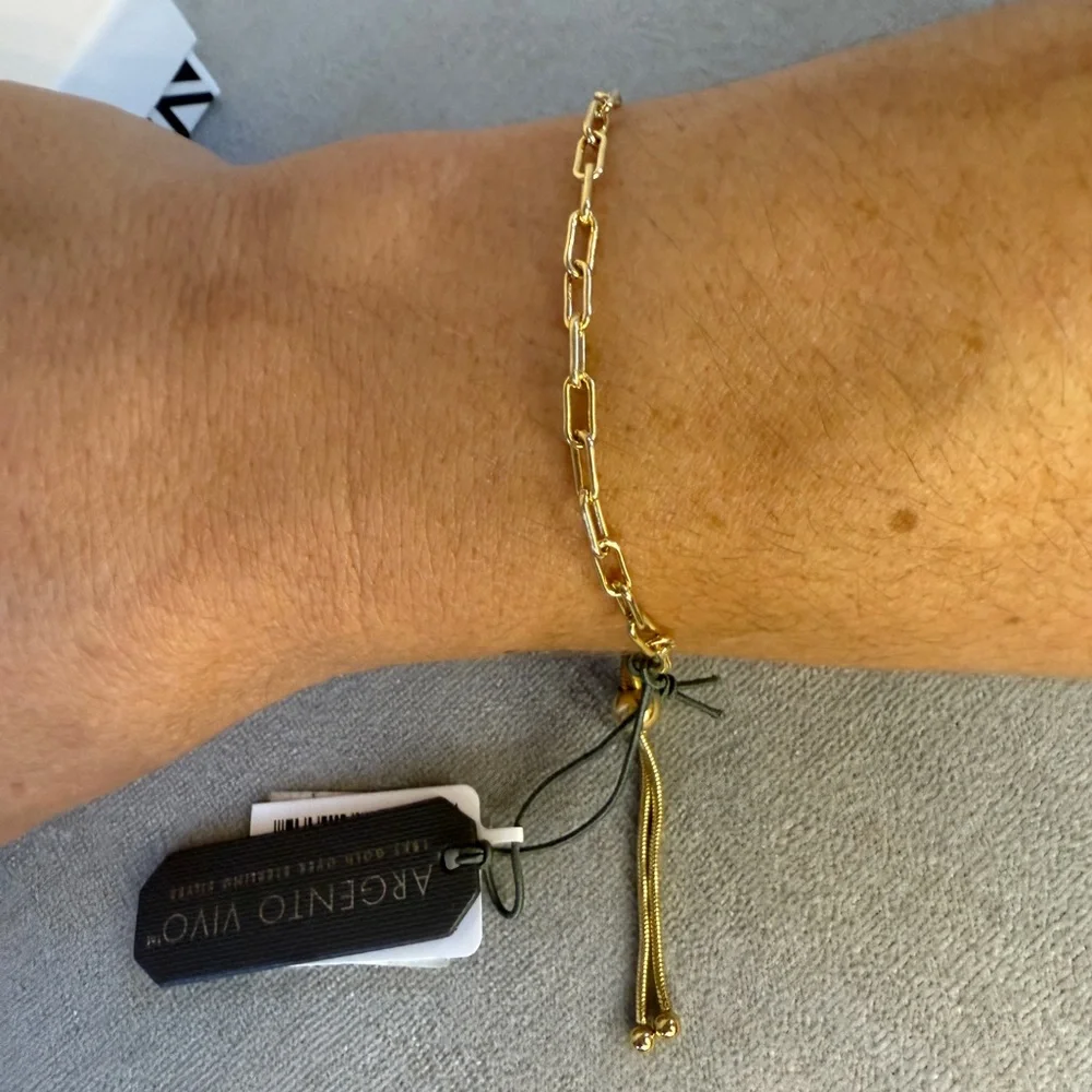 Argento Vivo Gold Adjustable Bracelet - Picture 7 of 16